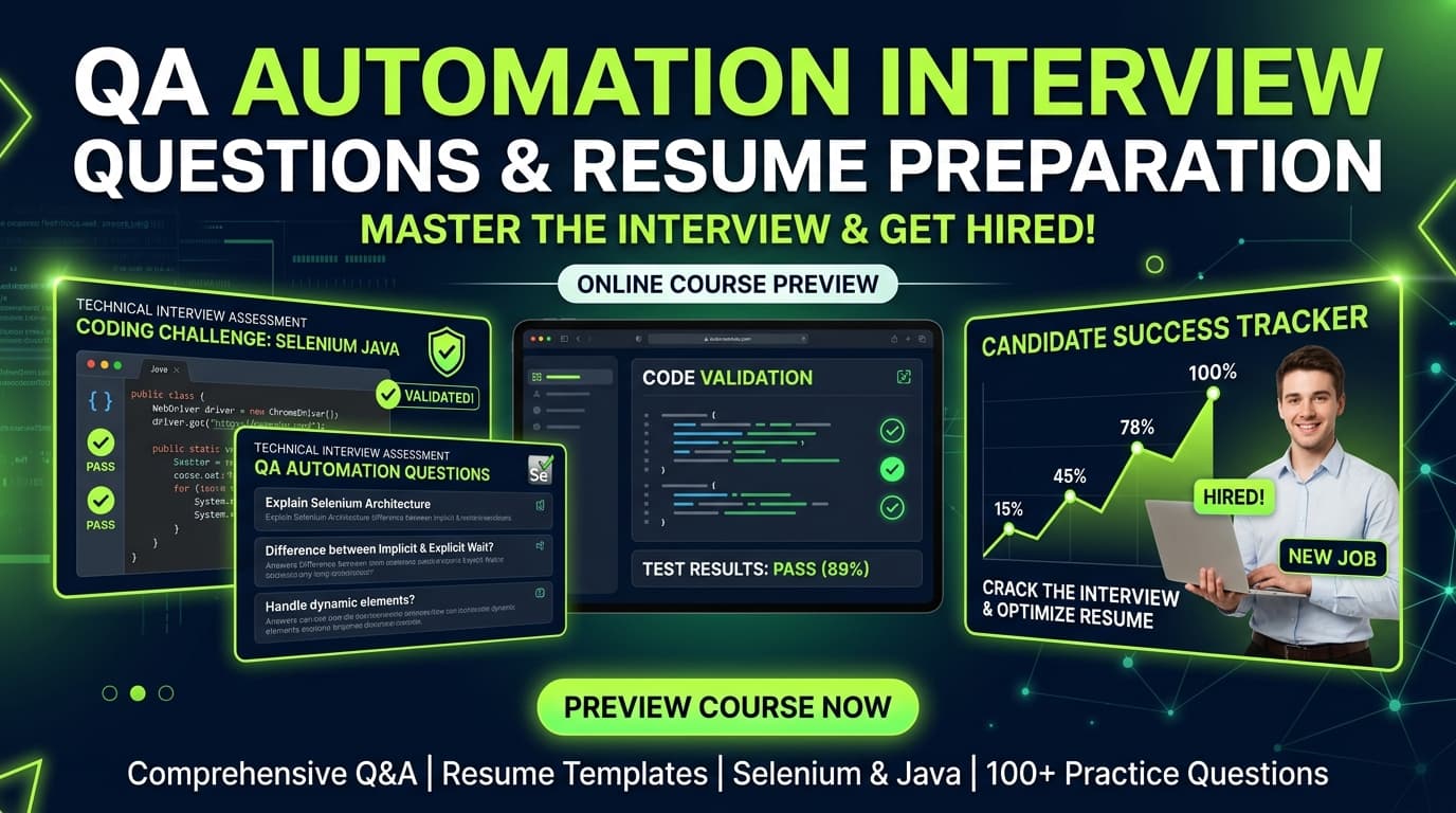 QA Automation Interview Prep